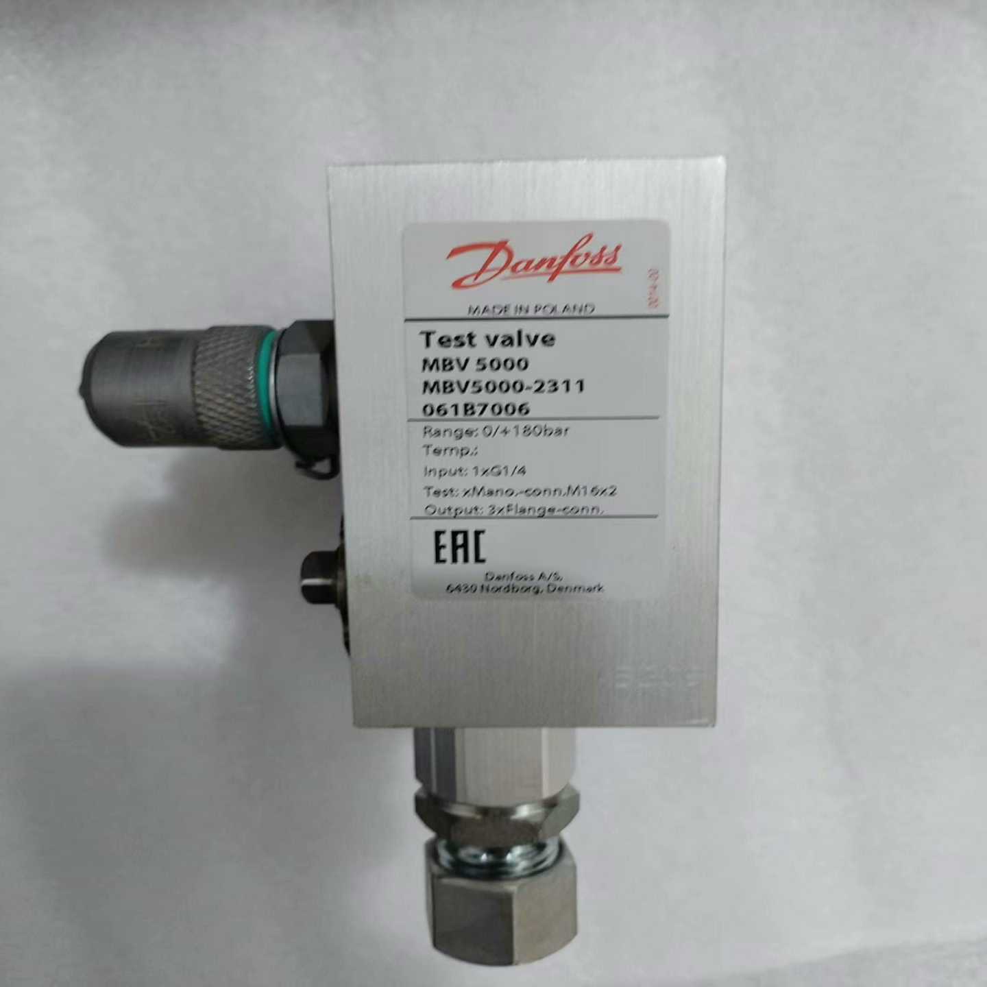 丹佛斯压力传感器测试阀061B7006全新原厂件现货，议价…