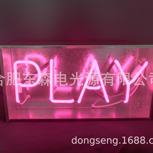 霓虹PLAY 铁盒霓虹PLAY NeonsignPALY 复古