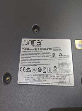 juniper EX4300-48MP-S交换机，双电双风扇