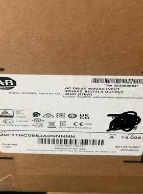 20f11nc085ja0nnnnnAB30KW变频器(亚飞商行）