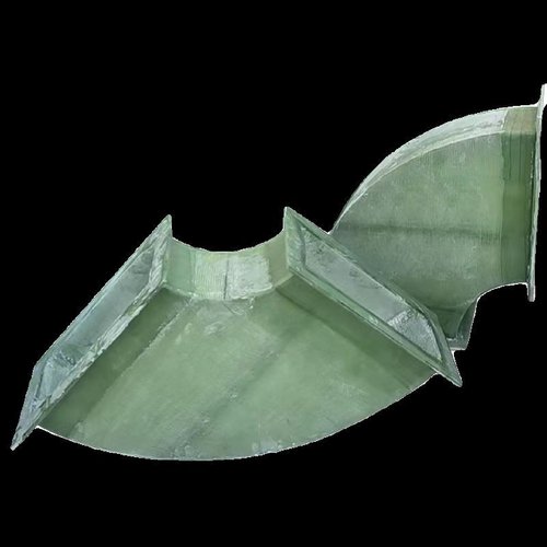 玻璃钢矩形风管玻璃钢通风管FRP手糊方形管件有机烟气废气管道