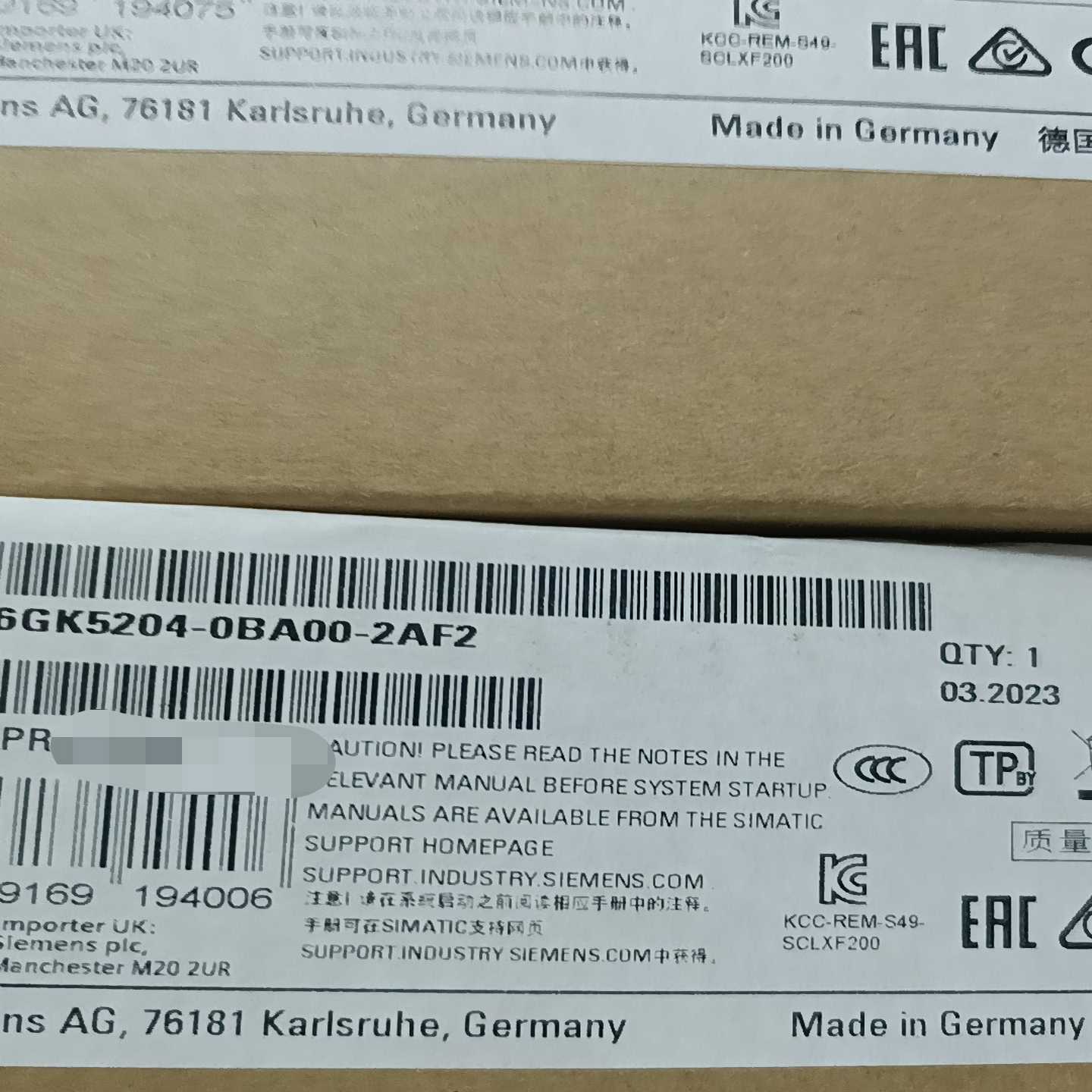 6GK5204-0BA00-2AF2没开封询价