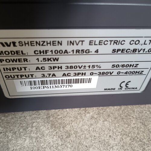 询-英威腾变频器CHF100A1R5G41.5KW380
