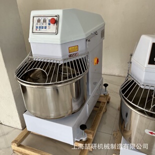 搅面机spiralmixer抬头断电设计容量一袋粉和面机 喆研80L螺旋式