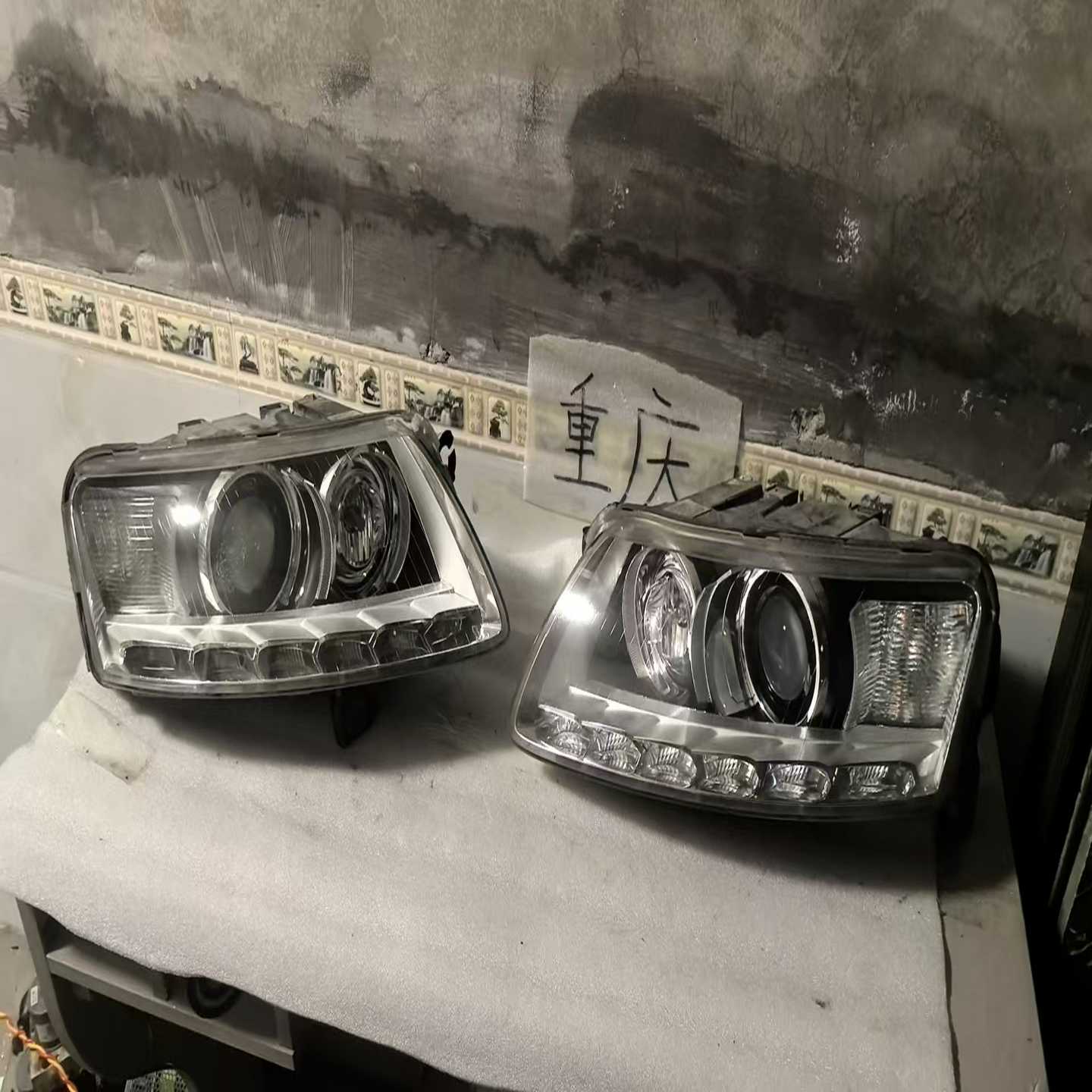 奥迪A6LC6高配疝气大灯总成,适用于09-11款奥迪A6--议价商品