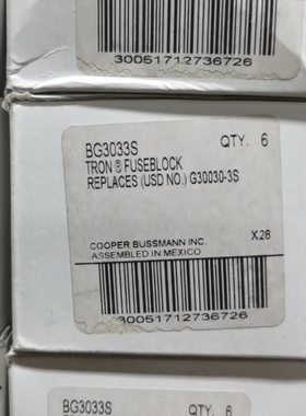 全新原装正品EATONBUSSMANN熔断器底座型号RM议价