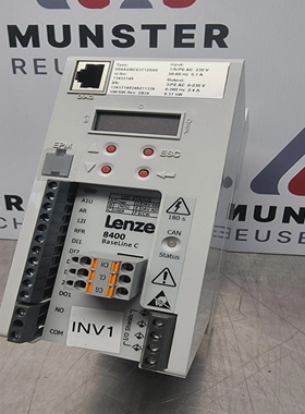 Lenze8400BaselineCInverterE84AVBCE3712SX00.37kW