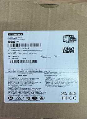 【议价】接触器3RT2037-1KB443RT2037-1适用
