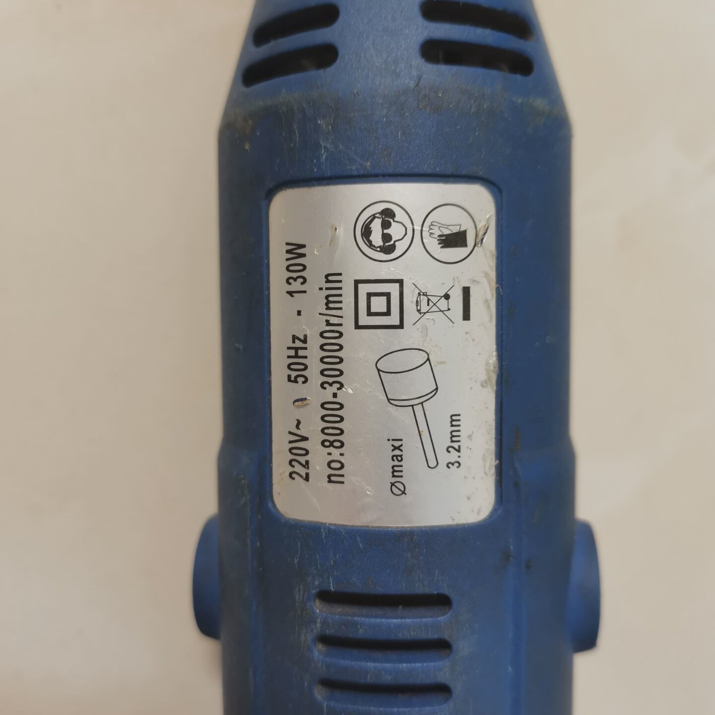 询-电动磨机130w220V运转正常无其它配件电源线回