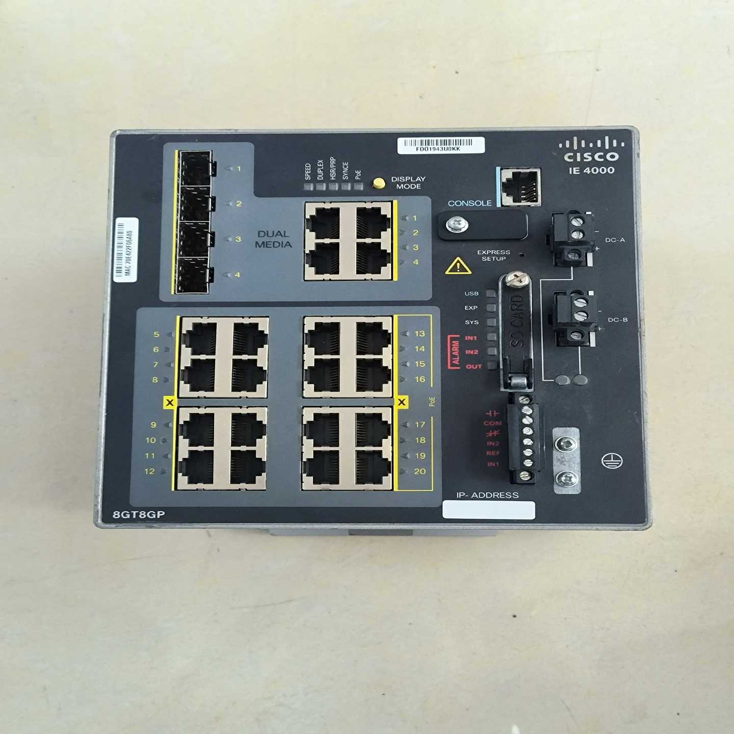 议价CISCO思科交换机ImE-4000-8GT8GP4G-E，实现货/维修