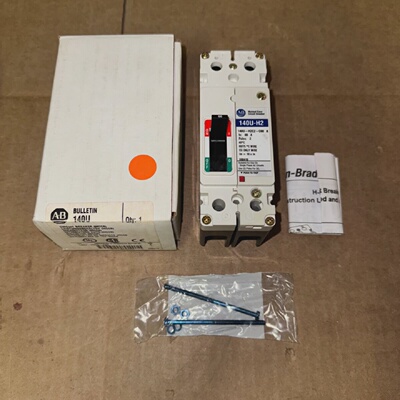 ALLENBRADLEY140UH2C2C60CIRCUITBREAKER2POLE60AMP480V全新OB