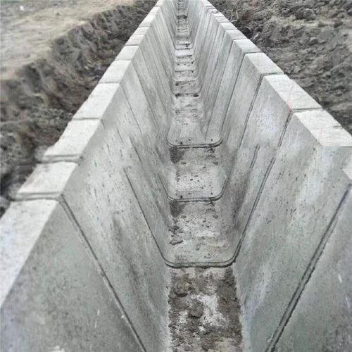 混凝土U形流水槽梯形水泥排水槽排水沟水泥U型排水槽预制排水沟槽