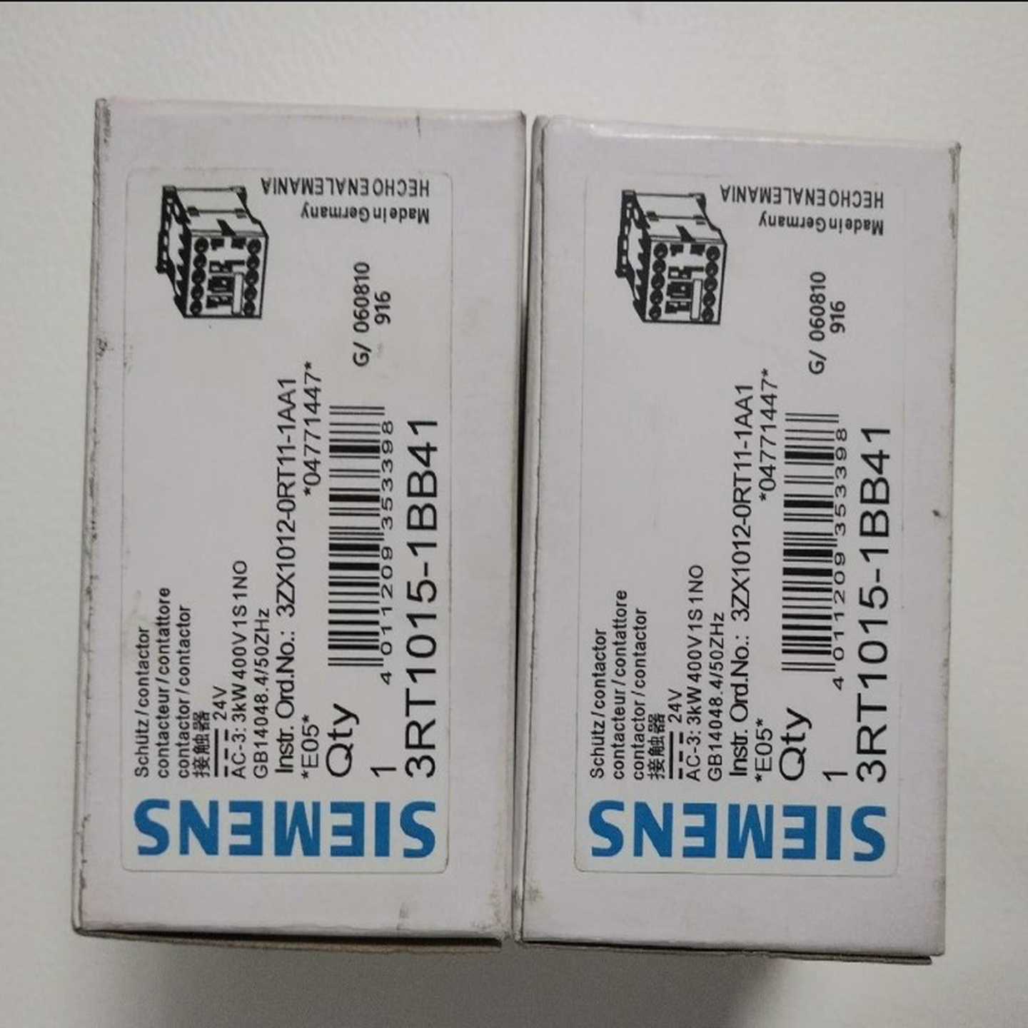 询价接触器3RT1015-1BB41DC24V正