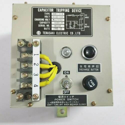 Nuovo Terasaki Electric 0QB110 Capacitor Tripping Device