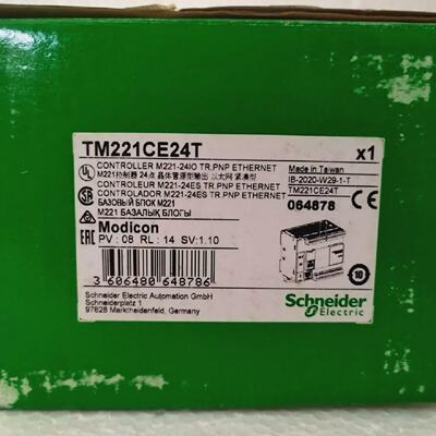 Schneider TM221CE24T Controller Modicon M221 24 IO Transisto