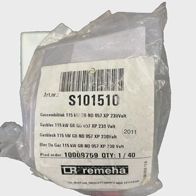 REMEHA S101510 BLOC DU GAZ 115kW GBND 057 XP 230V