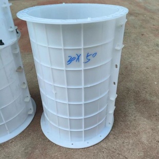 水泥光伏墩太阳能发电预埋件避雷墩基座塑料仿树仿木圆形柱子模具