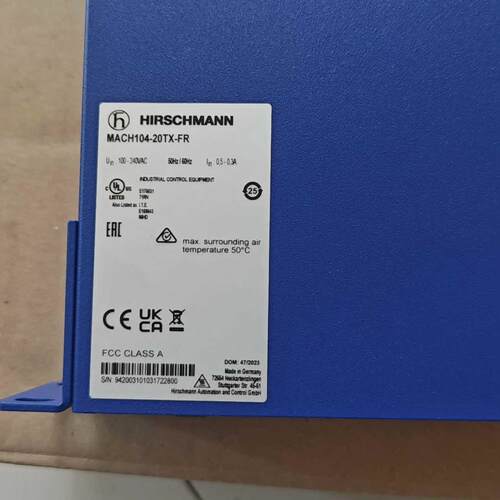 HIRSCHMANN交换机MACH104-20TX-FR议价