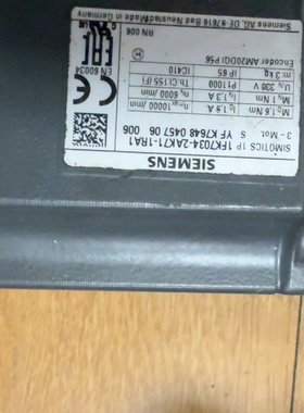 西门子伺服电机1FK70342AK711RA1