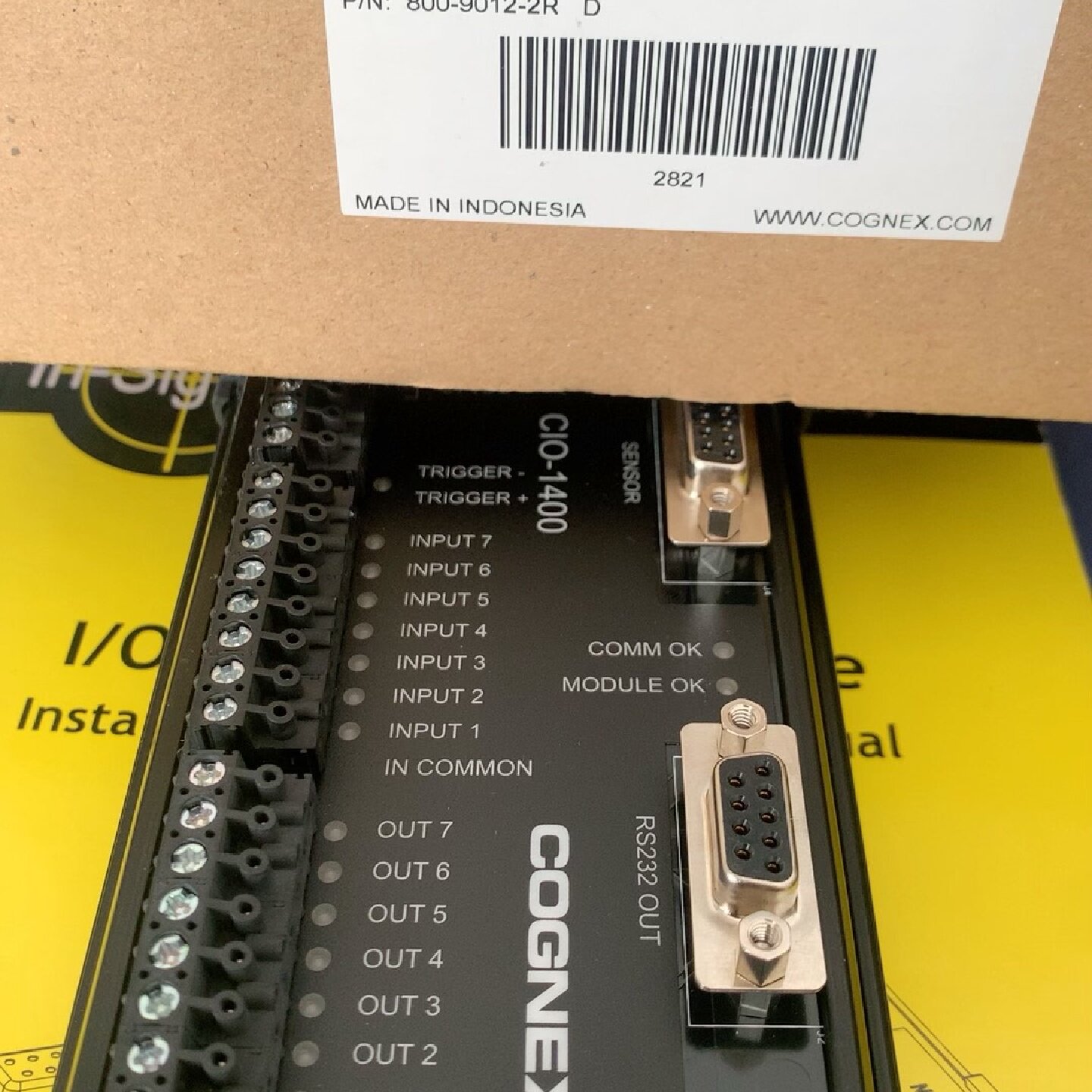 康耐视COGNEX CIO-1400 扩展模块 全新原装正品--议价商品