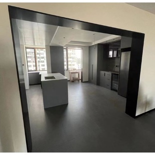 不锈钢拱形门套极窄窗套电梯包边一体拉弯垭口圆弧双包套门可定制