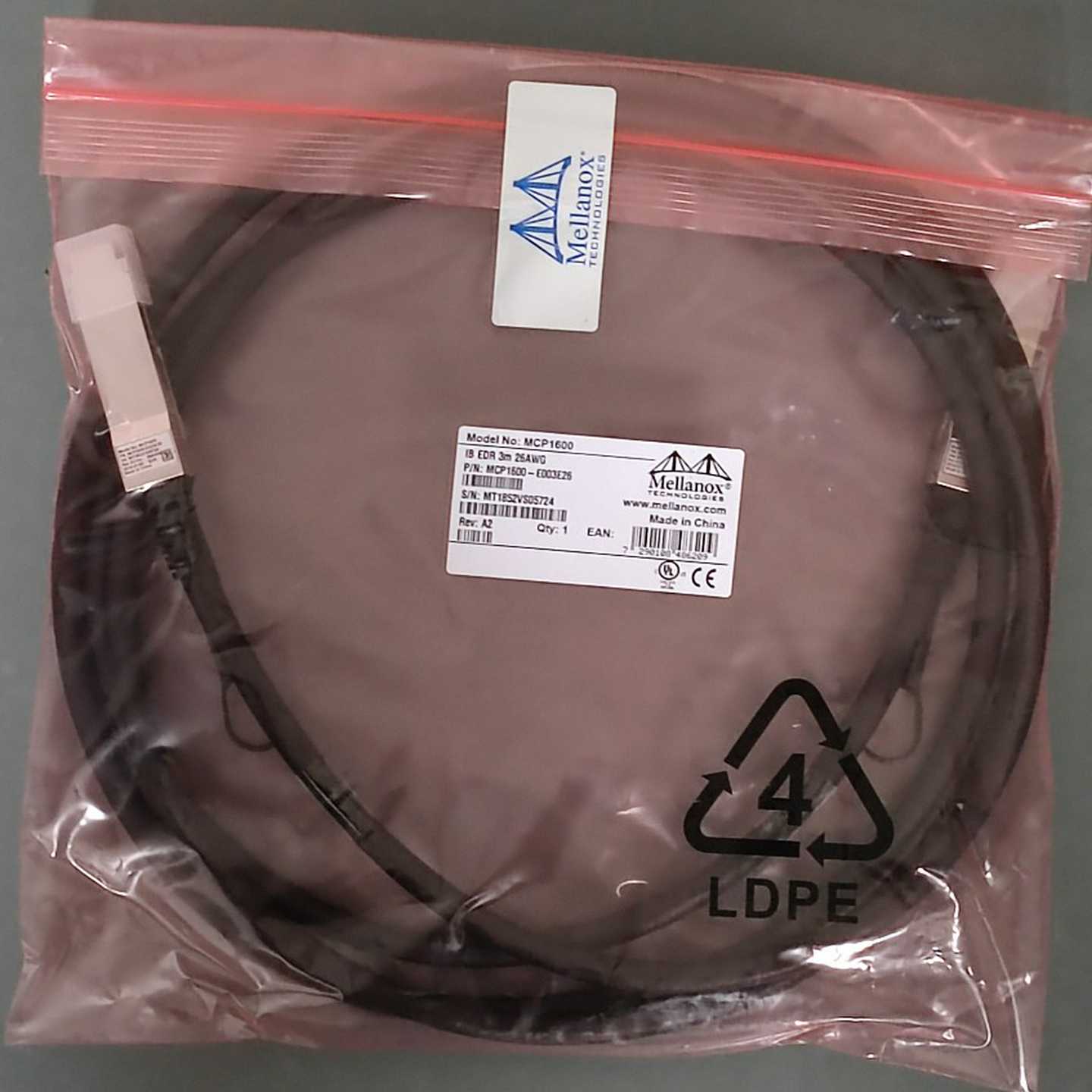 （霸霸电子）迈络思/mellanox  NVIDIA MCP1600-E