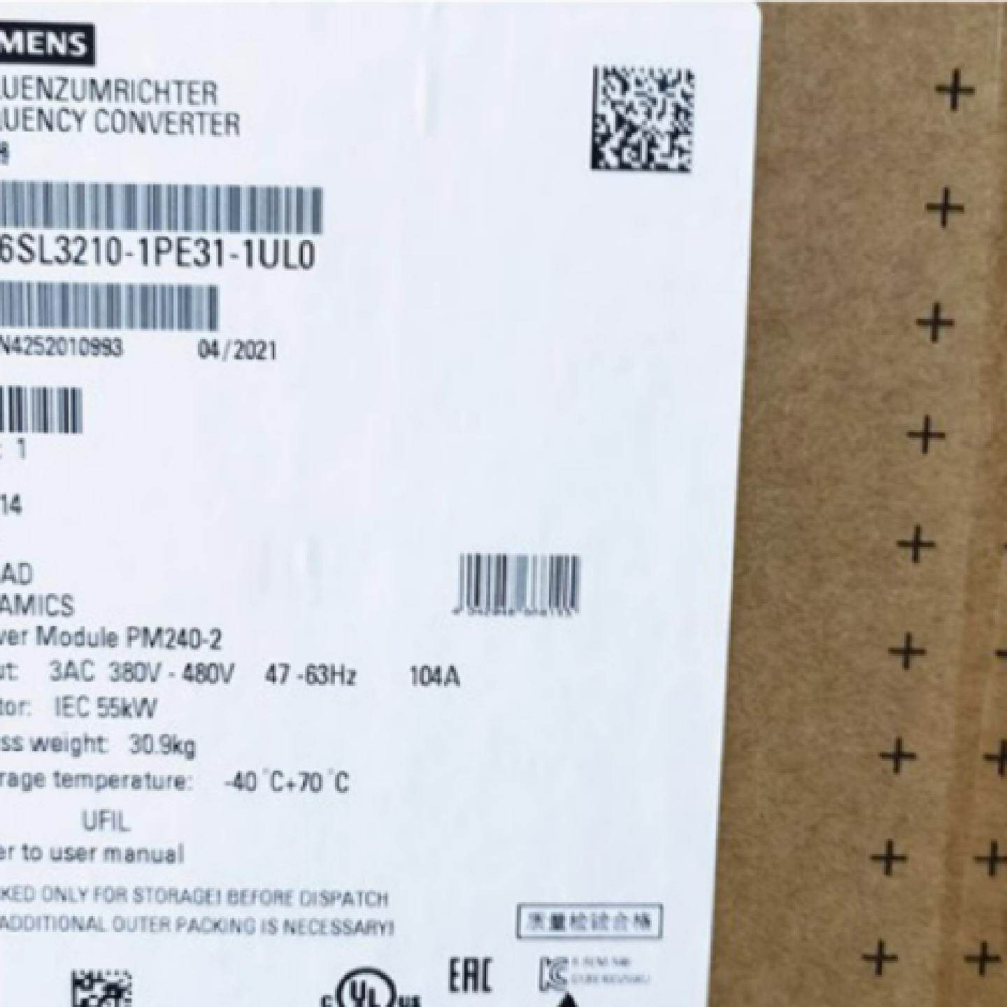 议价6SL3210-1PE32-1UL0西门子G120变频器带斩波器6SL32101PE321U