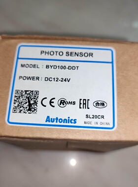 议价奥托尼克斯韩国BYD100-DDT光电开关 24VDC感测器