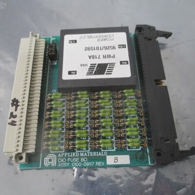 AMAT 010009117 PCB Dio Fuse Board BurrBrown 718A Power Conve