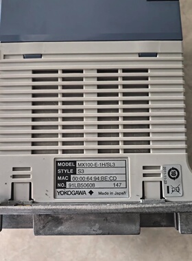 横河YOKOGAWAMX100数据采集控制器型号MX10