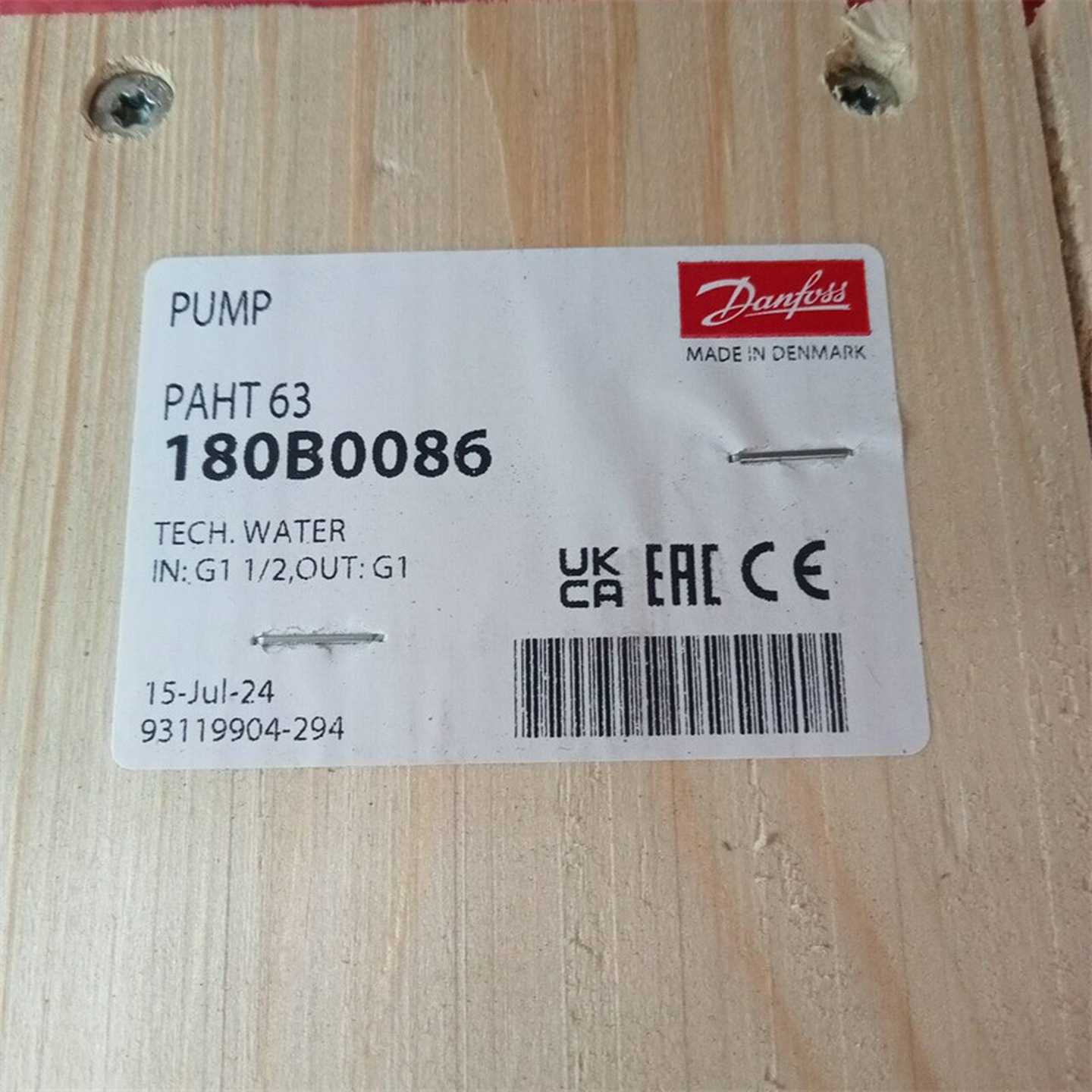 丹麦DANKFOSS丹佛斯泵头PAHT63货号：180B0086全新原装