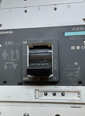 （请询价）二手拆机断路器VL6303P630A型号3VL5