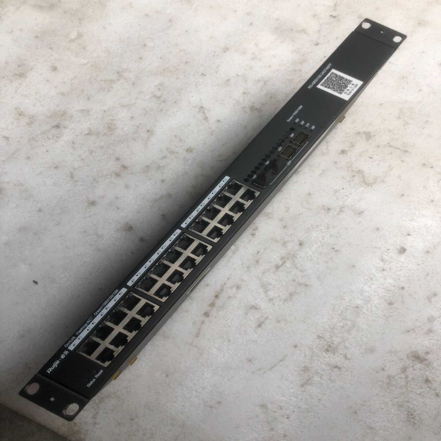 RG-NBS3100-24GT4SFP成色好，带耳挂，送电询价