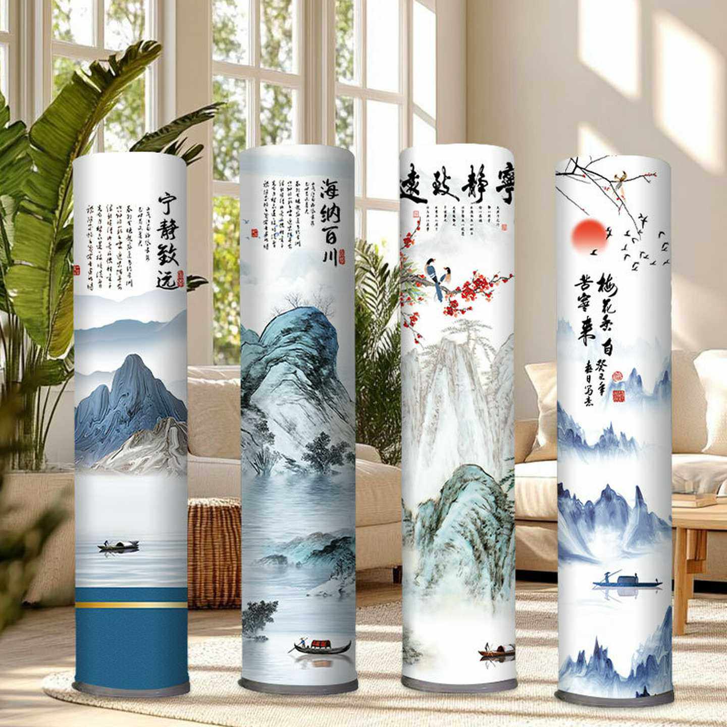 空调罩防尘罩立式圆柱形开机不取格力美的海尔海信客厅柜机空调套