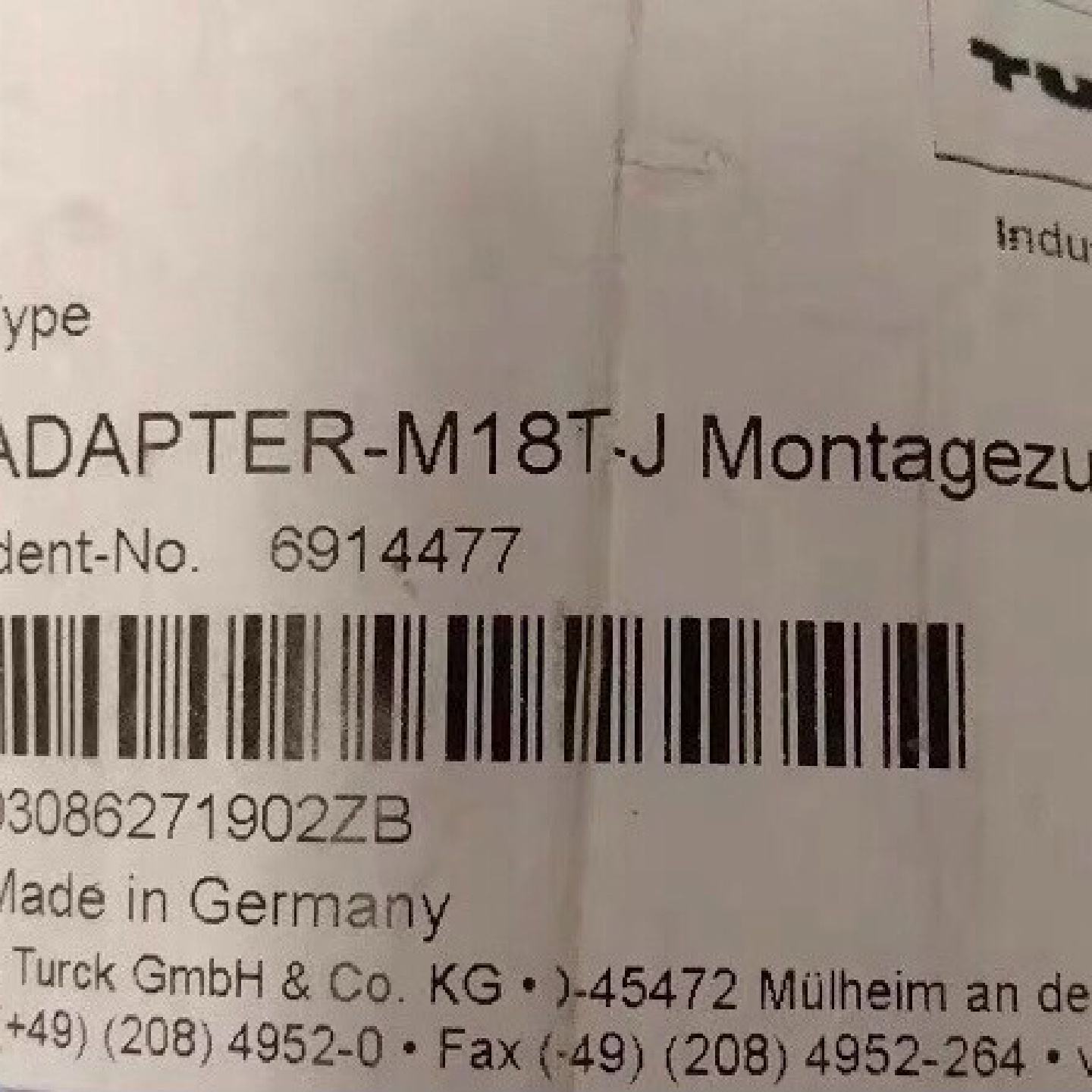 议价--全新原装TURCK图尔克ADAPTER-M18T-J转换头6