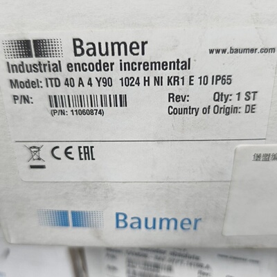 议价Baumer堡盟工业增量编码器型号ITD40A4