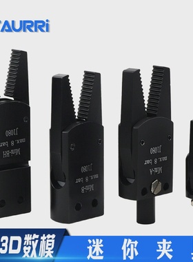 迷你夹具机械手配件气动Mini-A/B/C/E/AK带检知开关J1/BK080/060