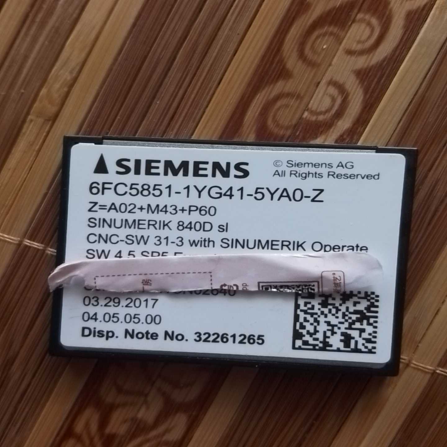 询价SIEMENS西门子6FC5851-1YG41-5YA0-