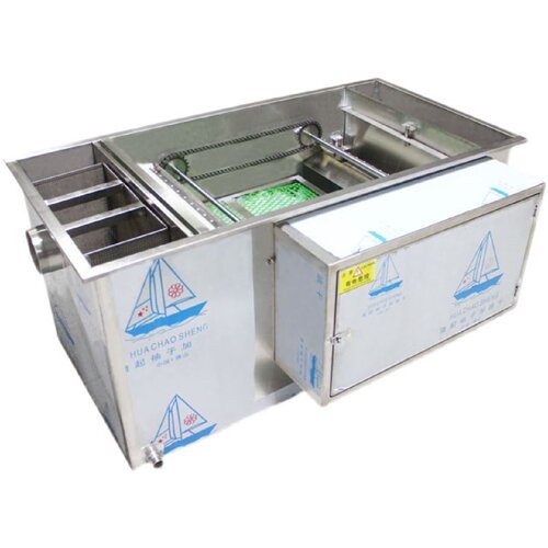 火锅油水分离器厨房餐饮厨余垃圾干湿分离自动过滤器自动排油排水