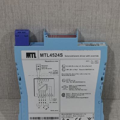 MTL4524S SOLENOIDALARM DRIVER WITH OVERRIDE  NEW WITHOUT BOX