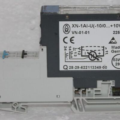 MOELLER XN1AIU 100...10VDC MDULO DE ENTRADA ANALGICA 225178