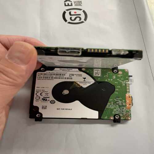 WD20SMRW-59YNDS0 2个USB3.0全好盘(通通配件）