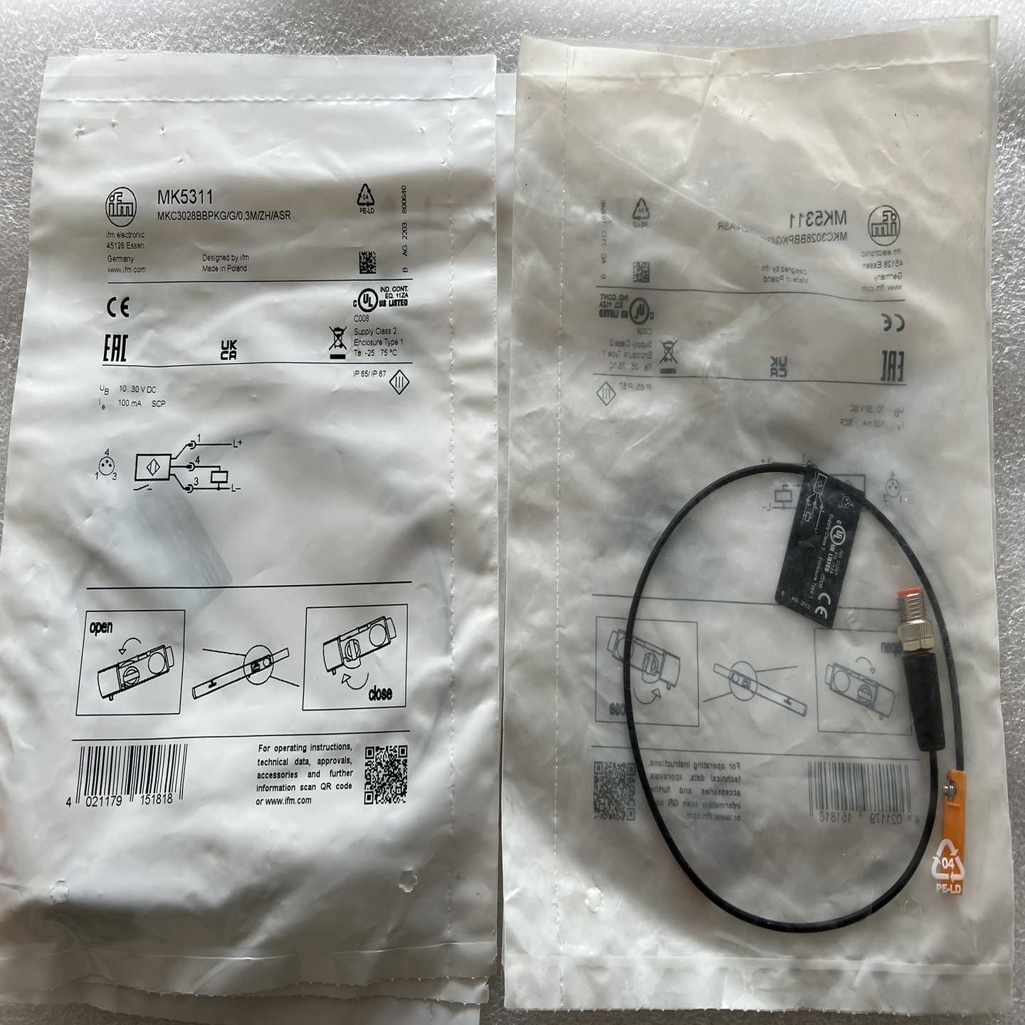 全新IM易福门磁开关M511，现货多条~询价