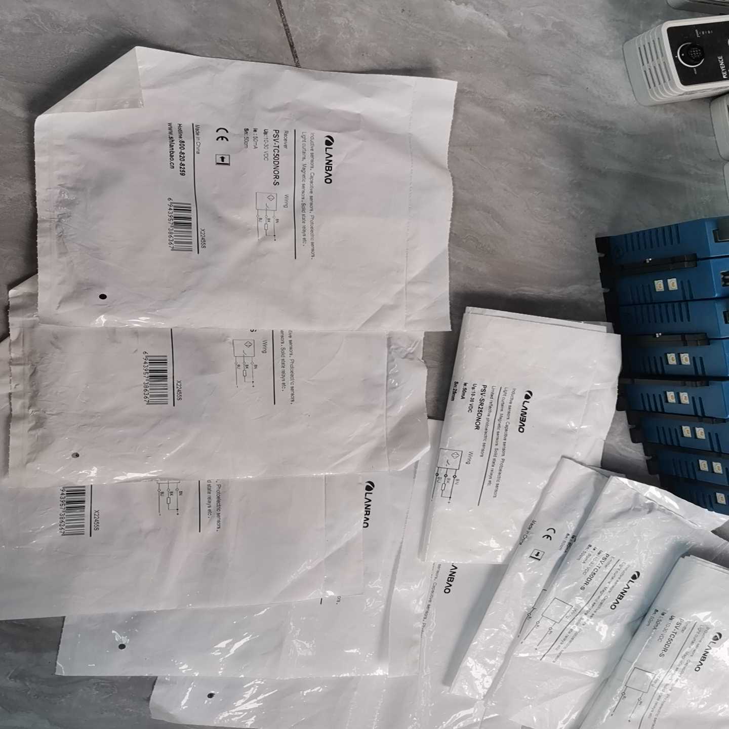 兰宝光电传感器PSV-TC50DNOR-S，全新原装，实图拍--议价商品