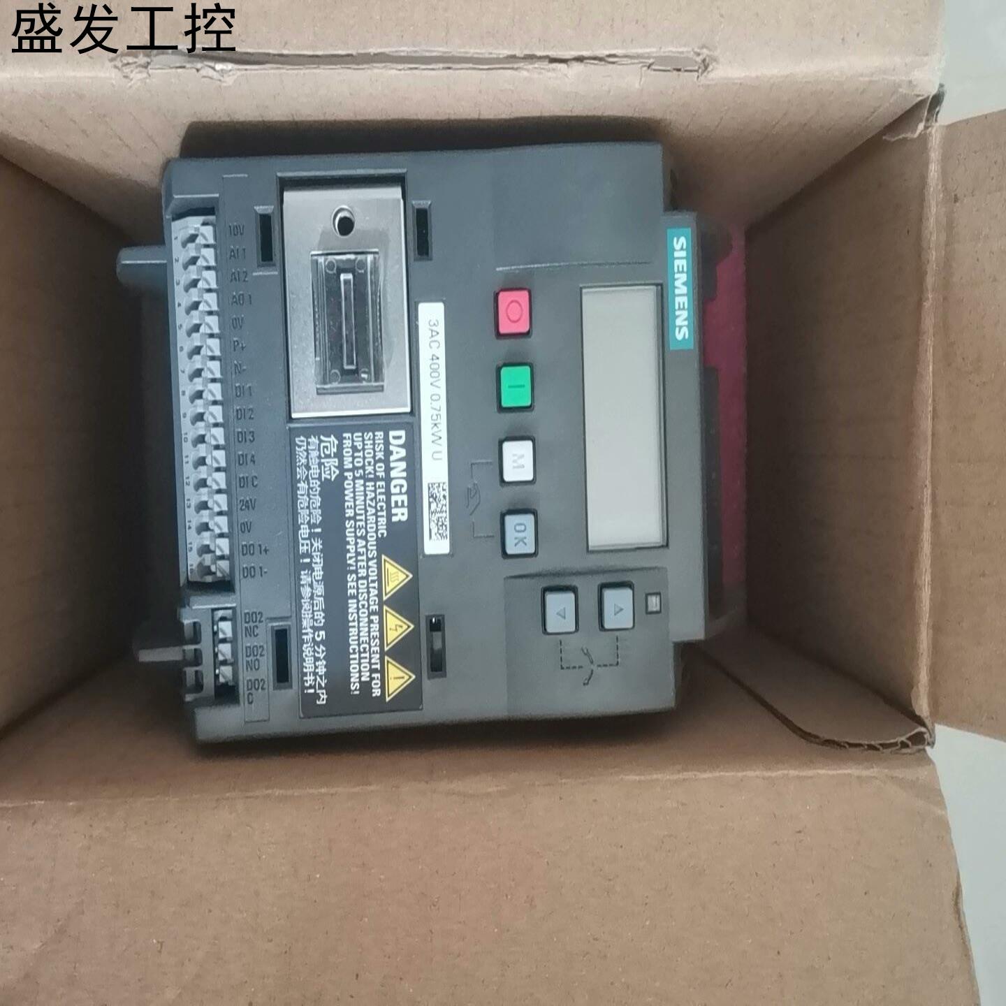 西门子变频器6SL3210-5BE17-5UV0一台实物如议价产品