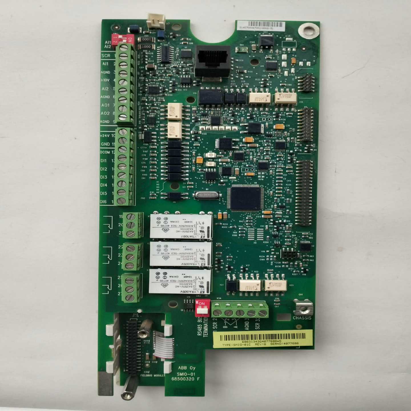 （明明电子）ABB板Acs510，550主板。功能。型号SMIO