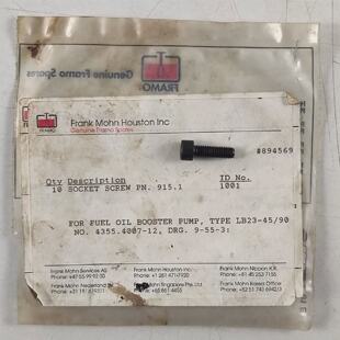 Enchufe Tornillo Identificacin 40407012033.0 ID 915.1 Para F