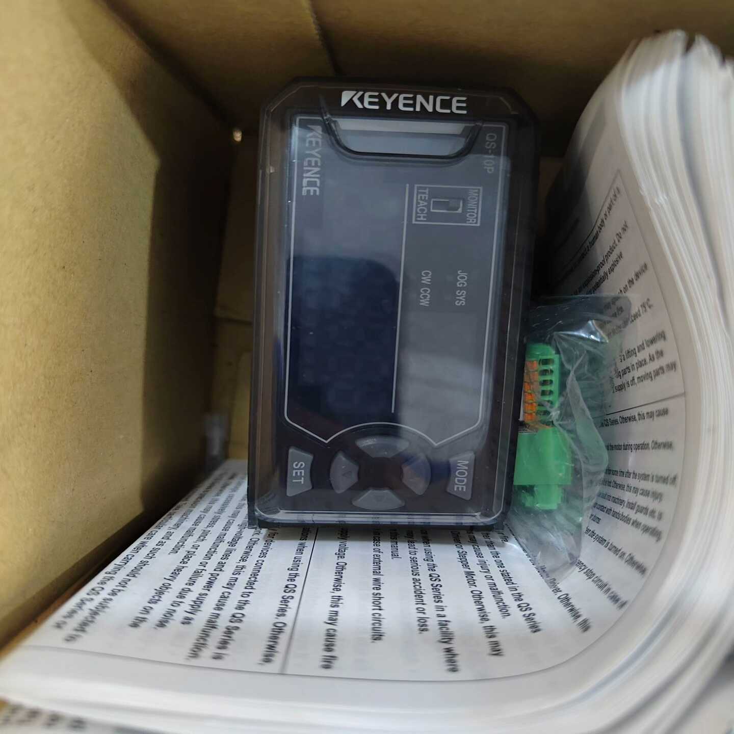 QS-10P，基恩士电机控制器，未使用，带包装盒实价询价