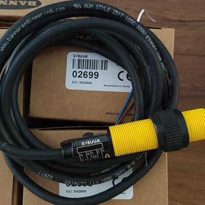 配件BANNER邦纳 型号S18UUA 订货号2699 现货 全新未开封 议价