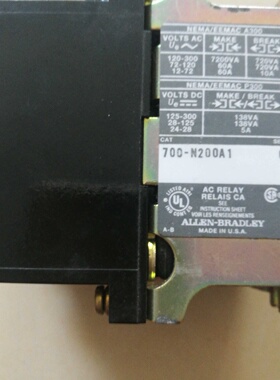 配件AB老款中间继电器700N200A11201VAC议价